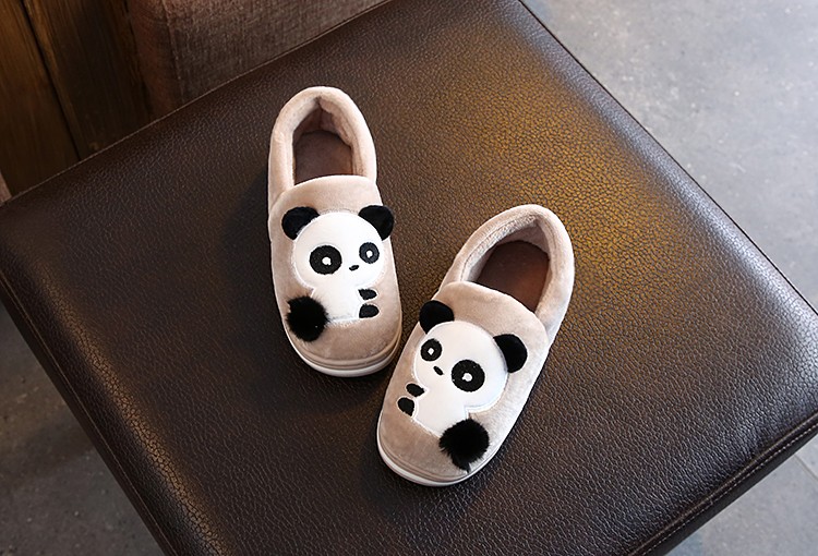 Children's Cotton Slippers Girl Cartoon Cute Autumn And Winter Fluffy Slippers Boy Non-Slip Home Indoor Family Slippers undefined