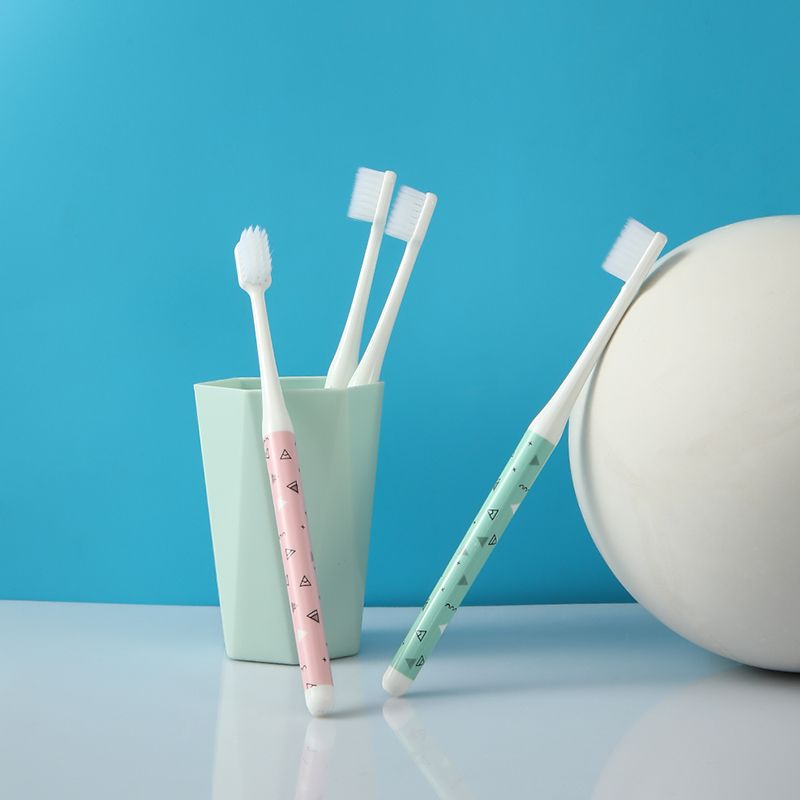 Antibacterial Toothbrush Couple 2 Adult Household Soft Silk Soft Bristle Toothbrush Manufacturers Spot Wholesale details Picture