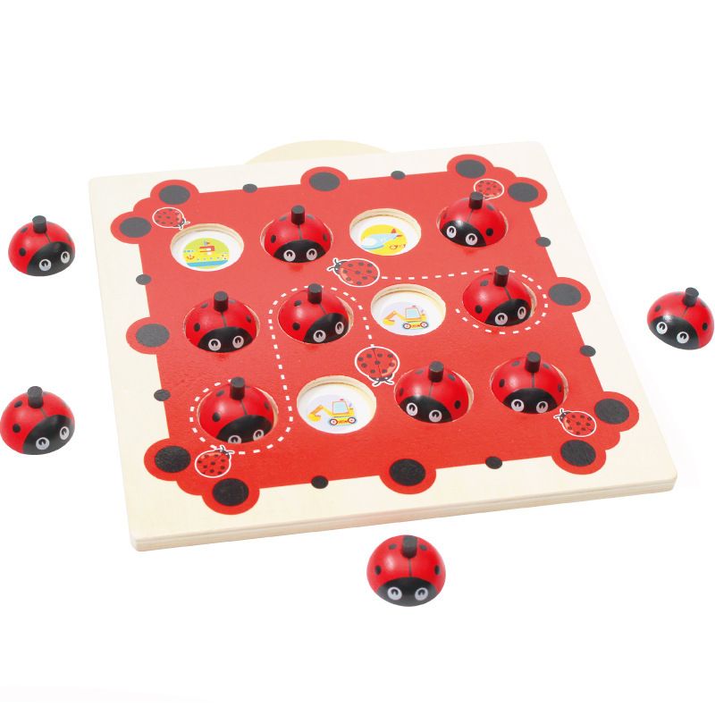 Wooden memory chess memory training game chess family parent-child interactive board game children's early education educational toys