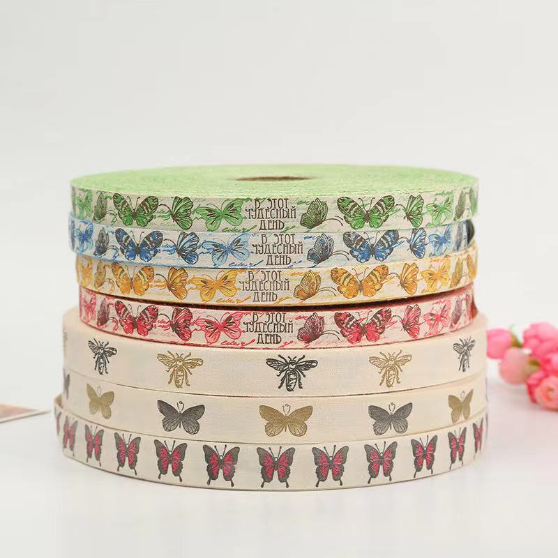 Printed Plain Cotton Tape details Picture