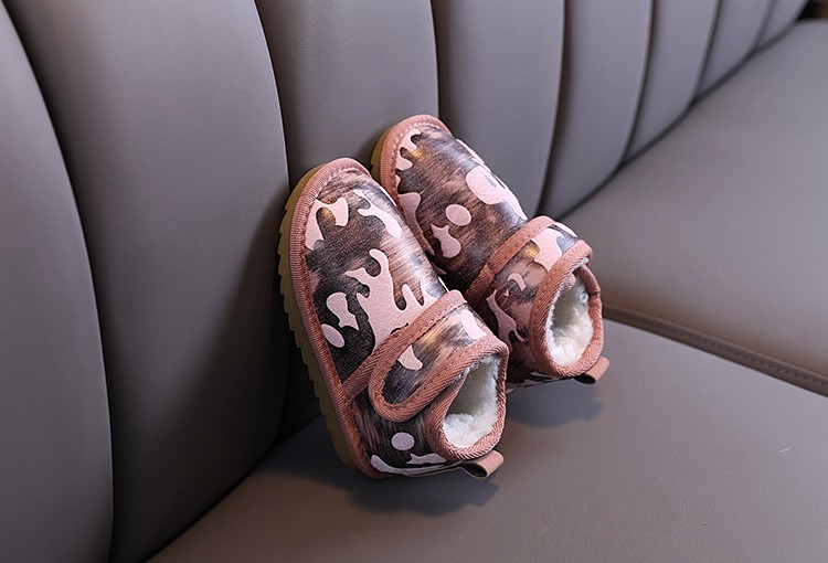 Children's Camo Snow Boots Boys And Girls Big Children Handsome Snow Boots Item Picture