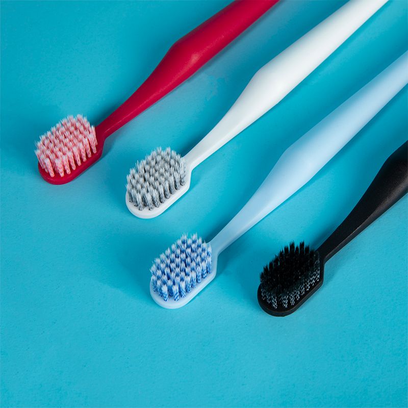 Kr Spiral Bristle Toothbrush Single Adult Household Wide Head Fine Soft Bristle Toothbrush Manufacturers Spot Wholesale Can Be Customized details Picture