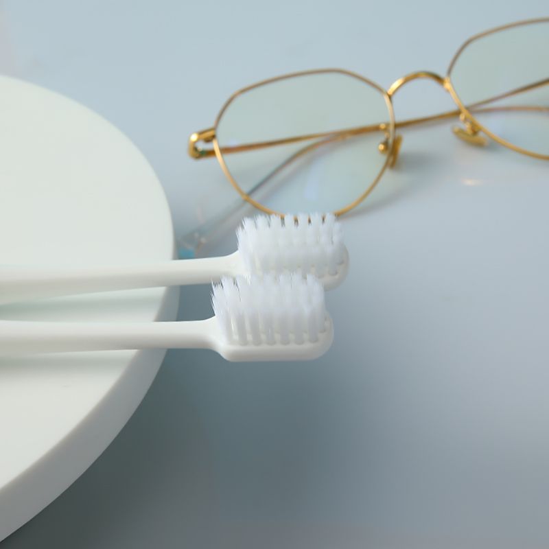 Antibacterial Toothbrush Couple 2 Adult Household Soft Silk Soft Bristle Toothbrush Manufacturers Spot Wholesale Specification drawing