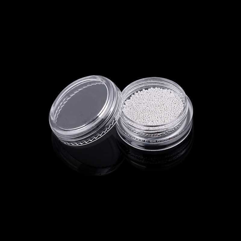 Nail art small steel ball accessories mixed with milky white caviar alloy metal factory direct sales Specification drawing