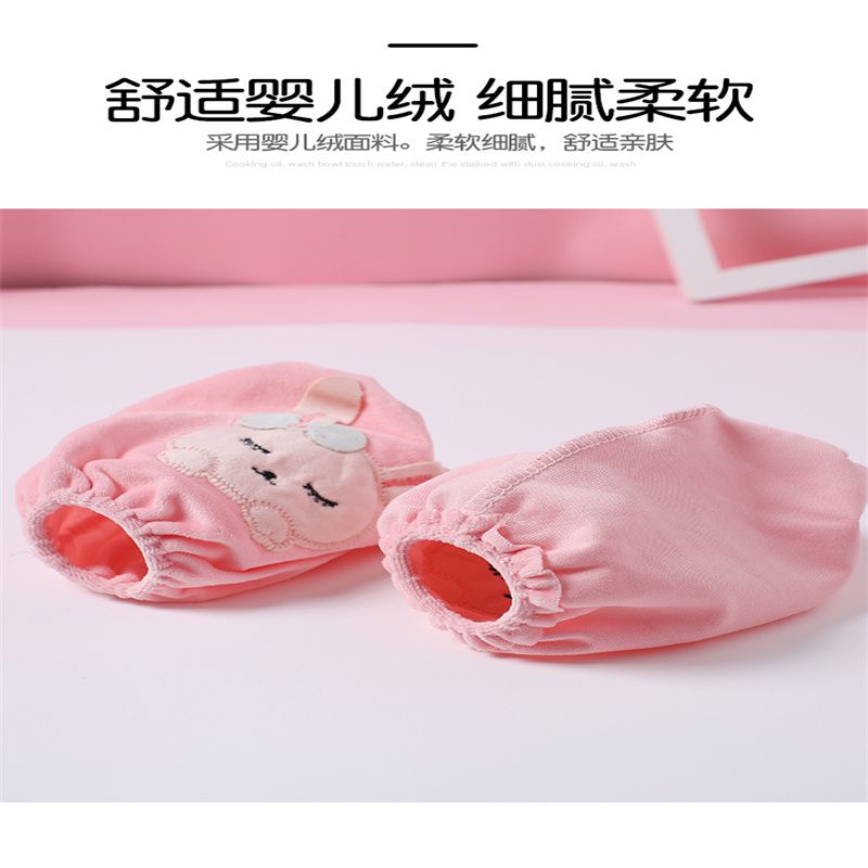Long And Short Sleeves Waterproof And Oil-Proof Household Wear-Resistant Sleeves Dirty And Waterproof Sleeves Female Cute Kitchen Arm Sleeves 27