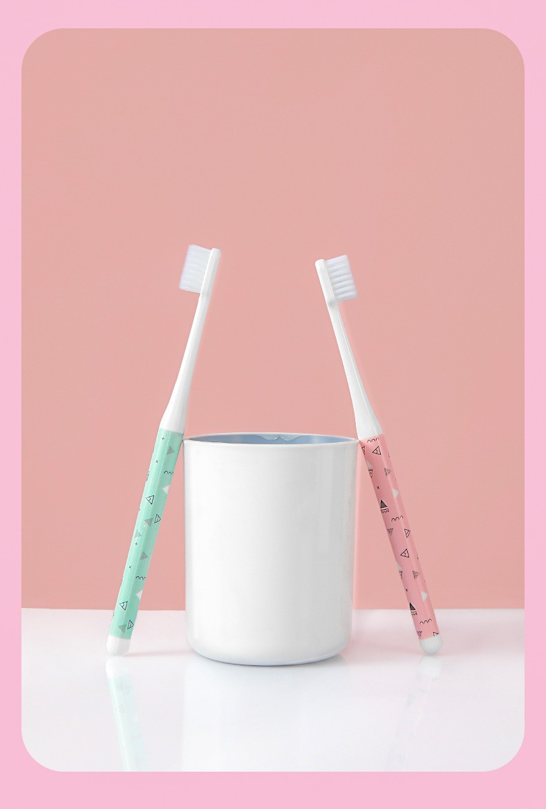 Antibacterial Toothbrush Couple 2 Adult Household Soft Silk Soft Bristle Toothbrush Manufacturers Spot Wholesale undefined