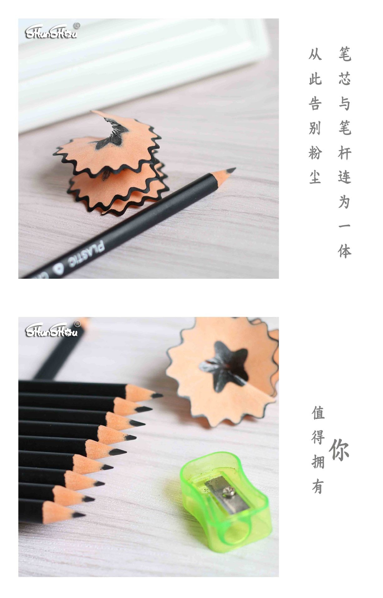 Factory direct sales of 7-inch black triangular tip writing pencils for primary school students, environmentally friendly, safe and unbreakable HB writing pencils detail image 3