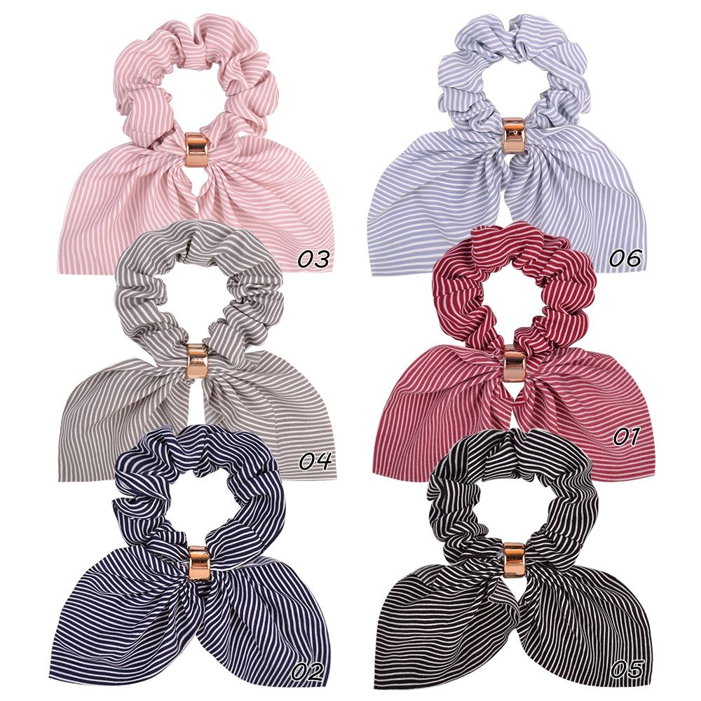 Striped headband buckle