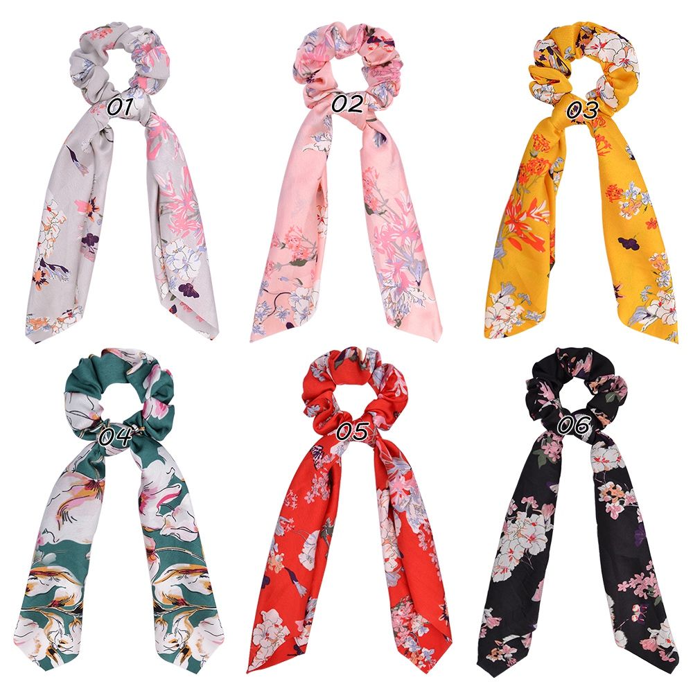 A large floral knot with a ribbon