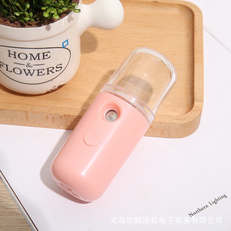 厂家现货 纳 米喷雾补水仪 USB充电手持加湿器 药丸型迷你美容仪详情图2