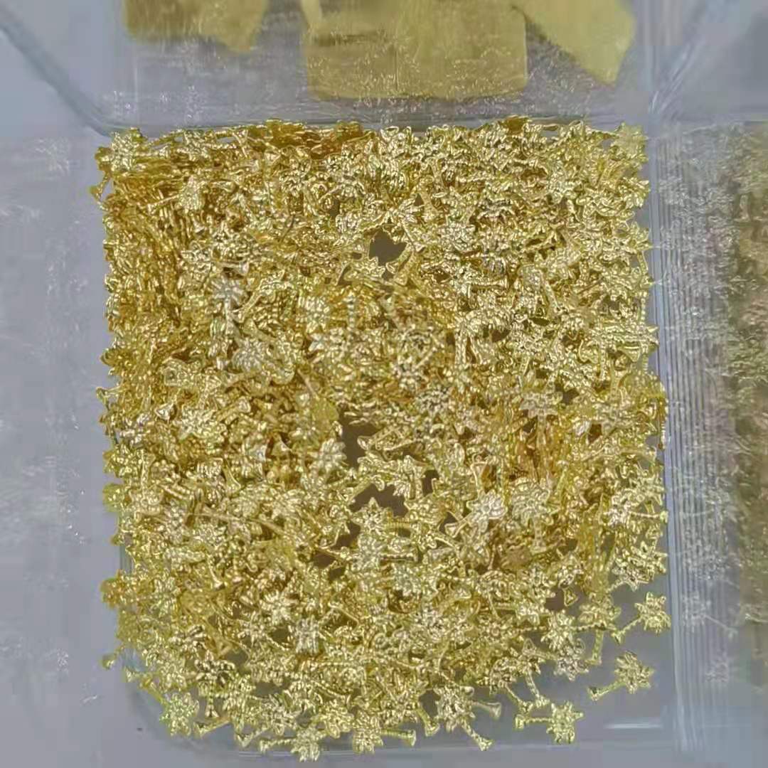 3.5X6.5 Mini and cute coconut tree nail art accessory 2021 New Style full figure