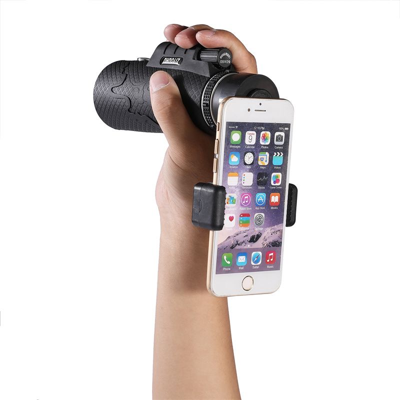 ZIYOUHU high-power monocular 60x60 high-definition green film telescope, low-light night vision with compass for outdoor use Specification image