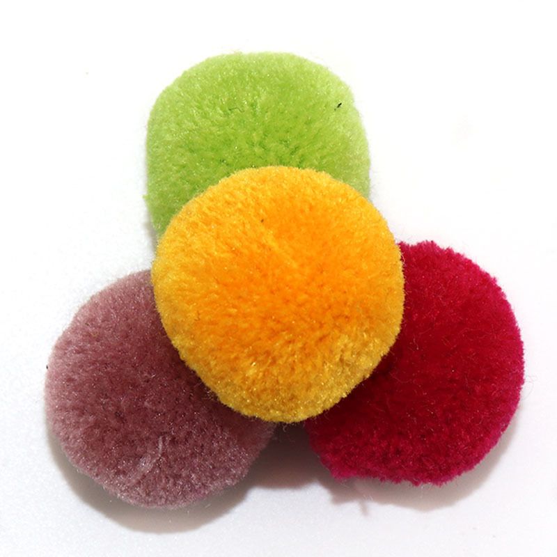 3cm Cashmere wool balls, cashmere knitted polyester plush balls, high-elasticity wool balls, diy Xingsheng Balls KSM030 Application Scenario