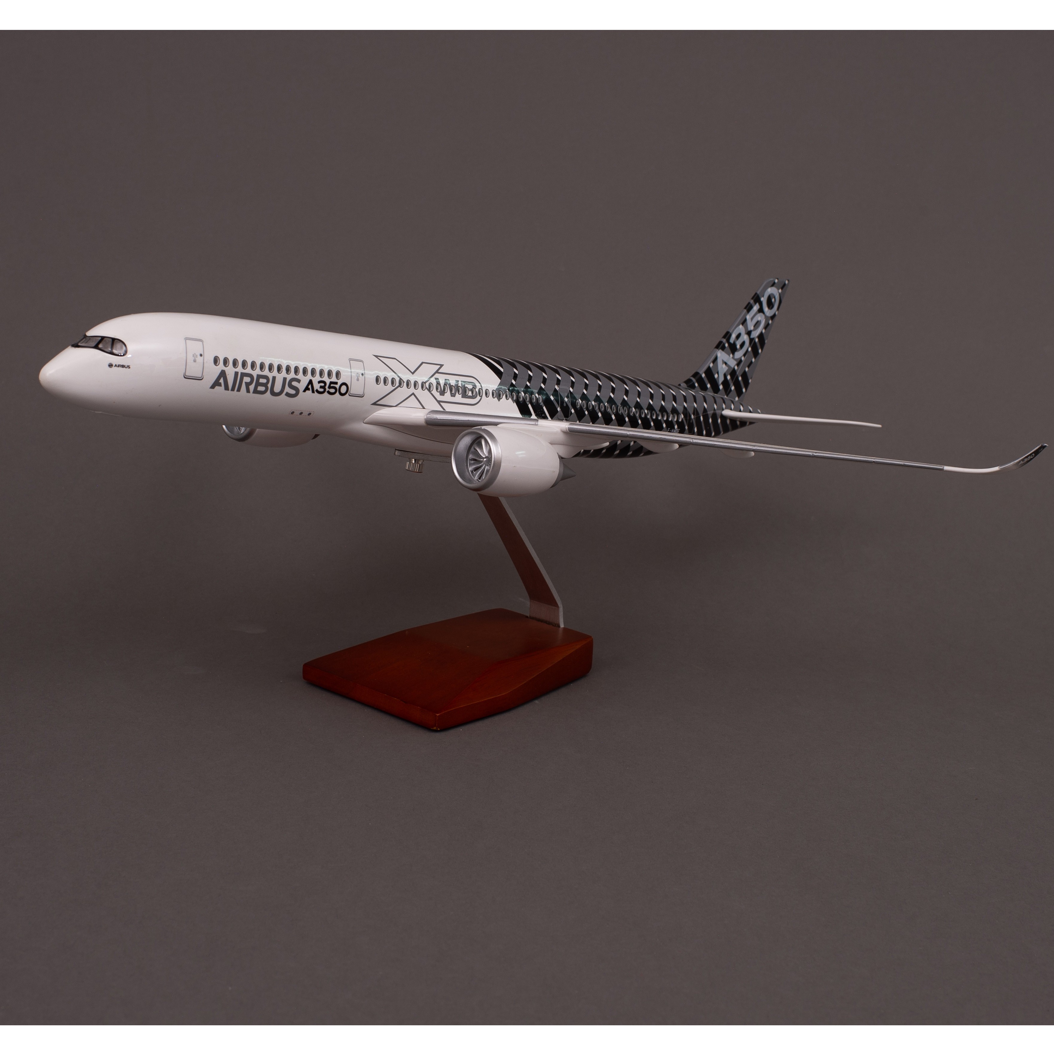 飞机模型（47CM空中客车公司A350碳纤维涂装原型飞机模型）ABS合成塑脂飞机模型 仿真飞机模型 航空 模型 详情12