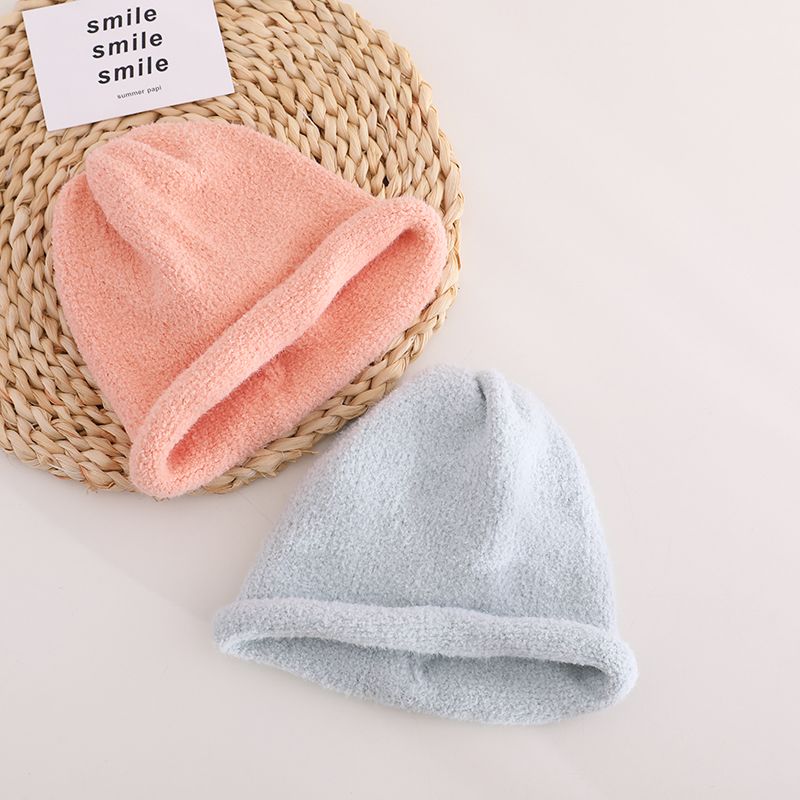 韩版秋冬婴幼儿套头帽可爱小猫咪造型宝宝棉线针织帽儿童帽子外贸11图