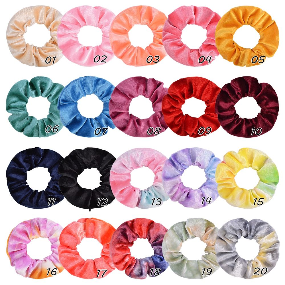 Multi-color zipper large intestine hair accessory. Multi-color zipper large intestine hair accessory