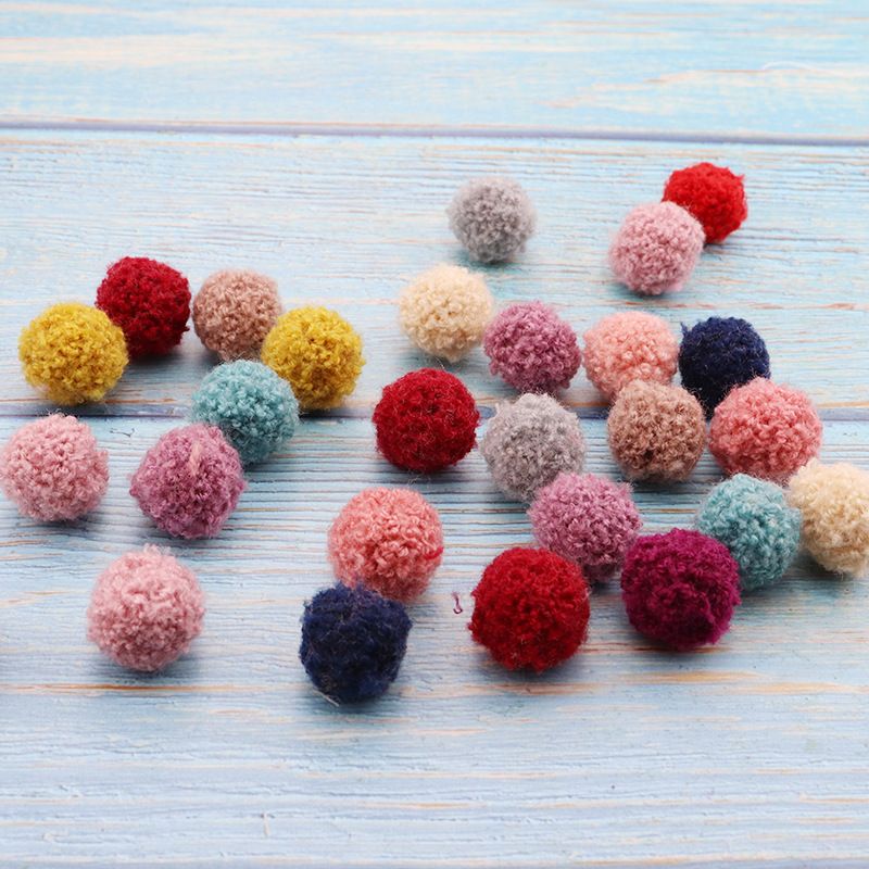 2CM Teddy pom-pom dog pom-pom earrings, diy cashmere balls, cashmere balls, decorative accessories, Xingsheng Ball Making