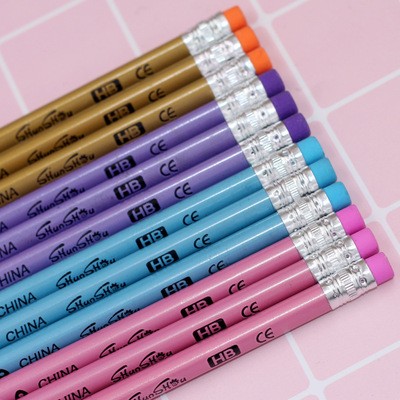 Factory direct sales and wholesale of 12-piece packs of student pens, black writing pens, fluorescent hb pencils, and custom logos are supported detail image 3