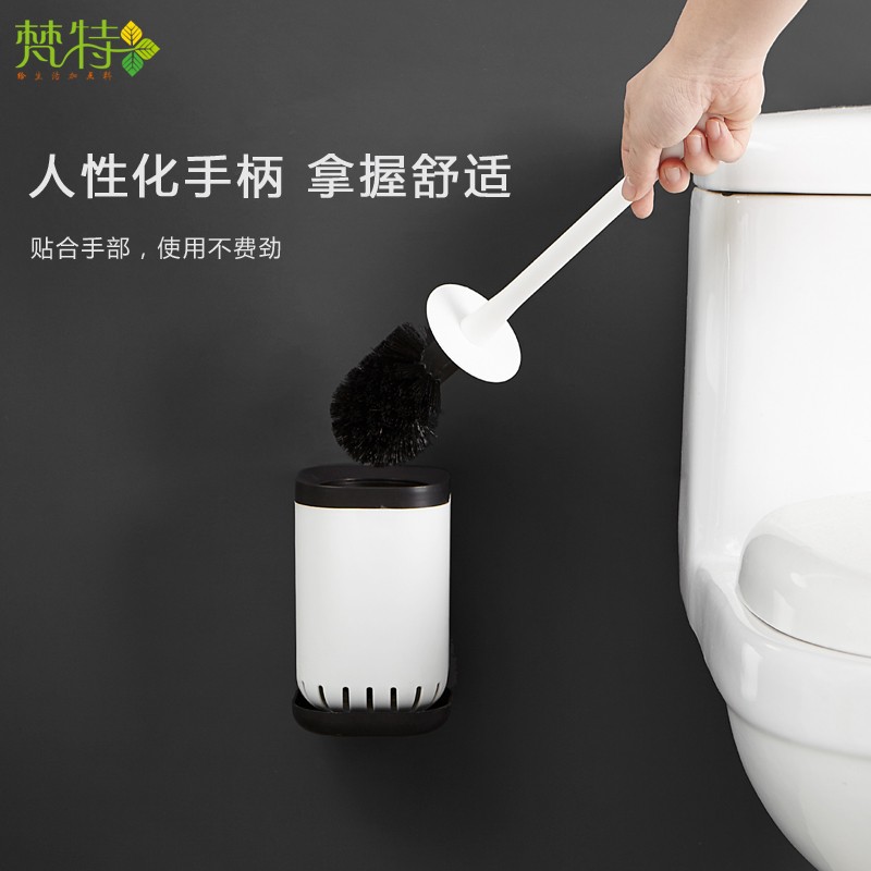 挥发马桶刷壁挂式落地式 简易安装不伤墙马桶刷详情图7
