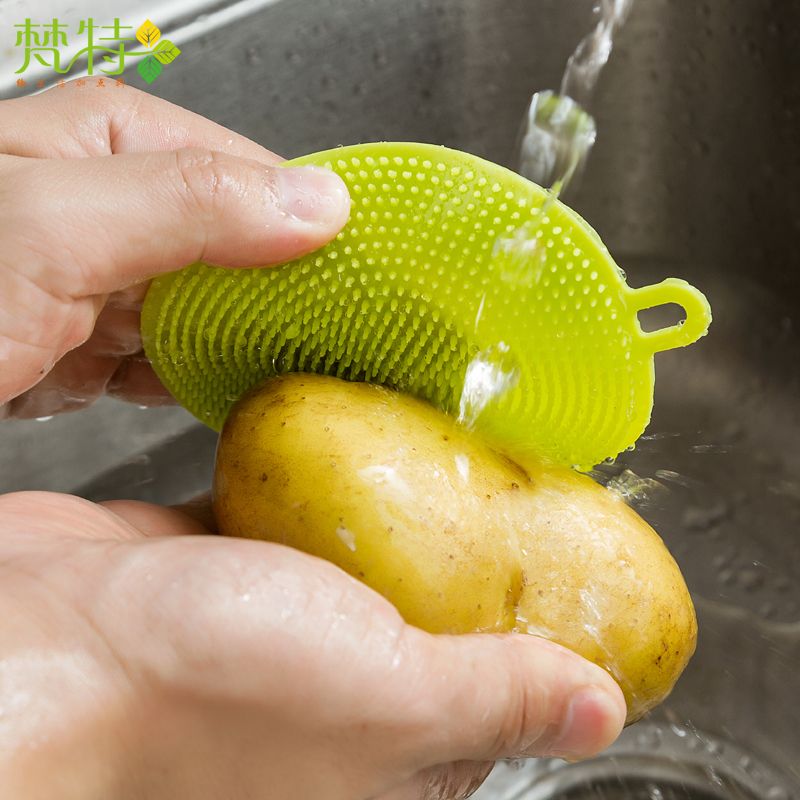 个性硅胶洗碗刷洗锅刷实用性使用性高硅胶洗碗刷详情图4