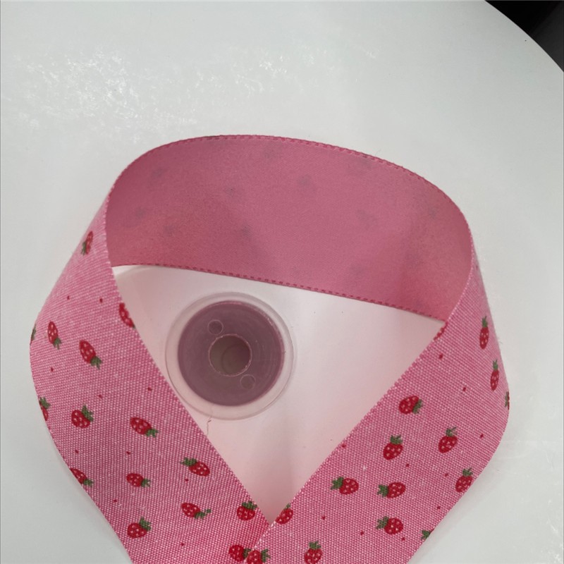 鼎诚织带 2.5公分草莓织带饰品头饰配件详情图1
