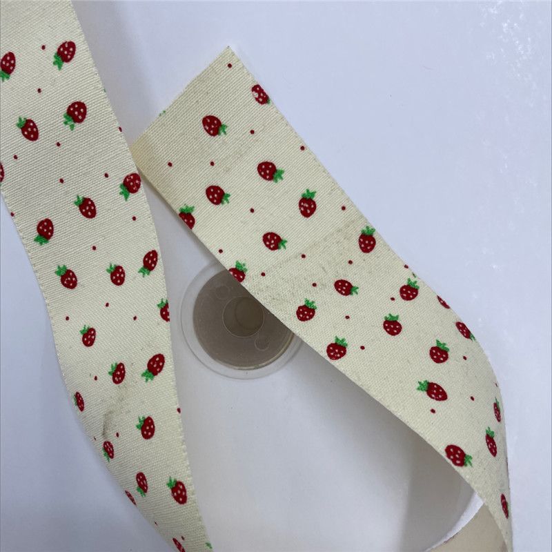 鼎诚织带 2.5公分草莓织带饰品头饰配件产品图