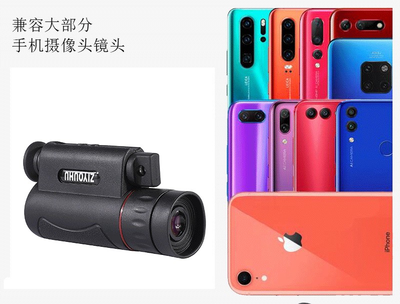 ZIYOUHU 30x25 Mini monoculars with laser light for high-magnification high-definition low-light night vision photography and video recording detail image 11