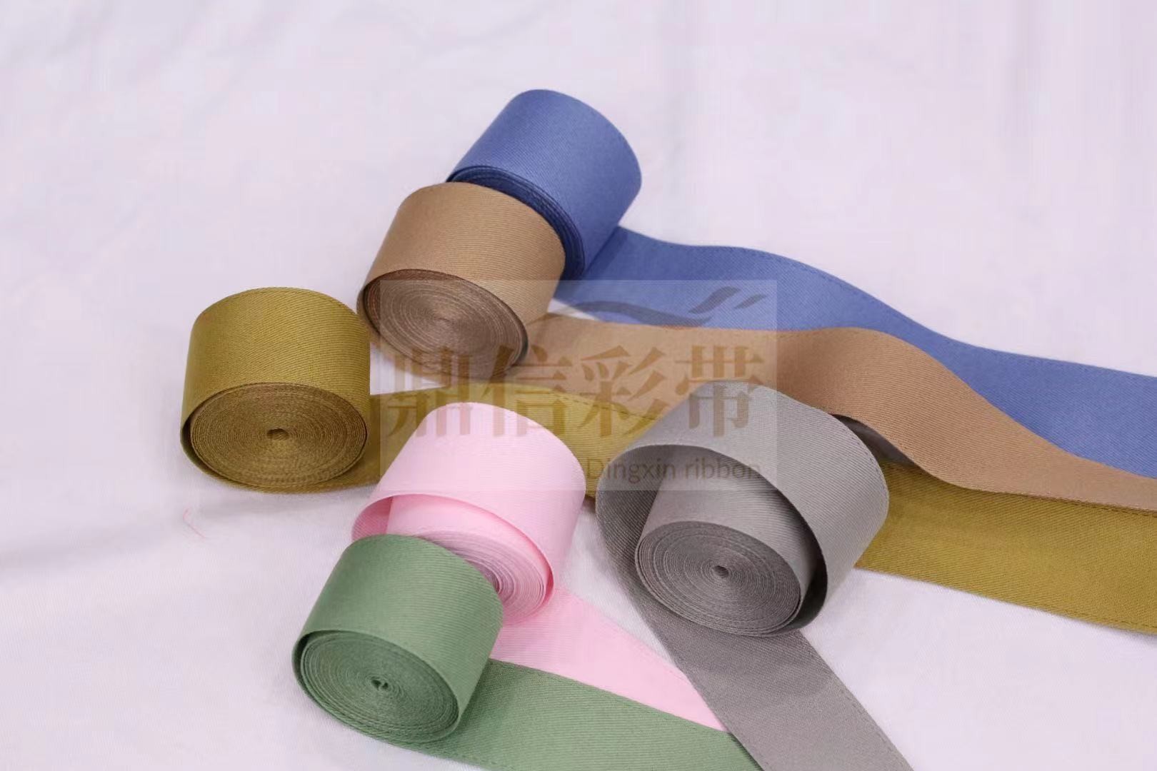 韩国织带斜纹涤带布艺花边带厂家直销外贸出口50Y详情图2