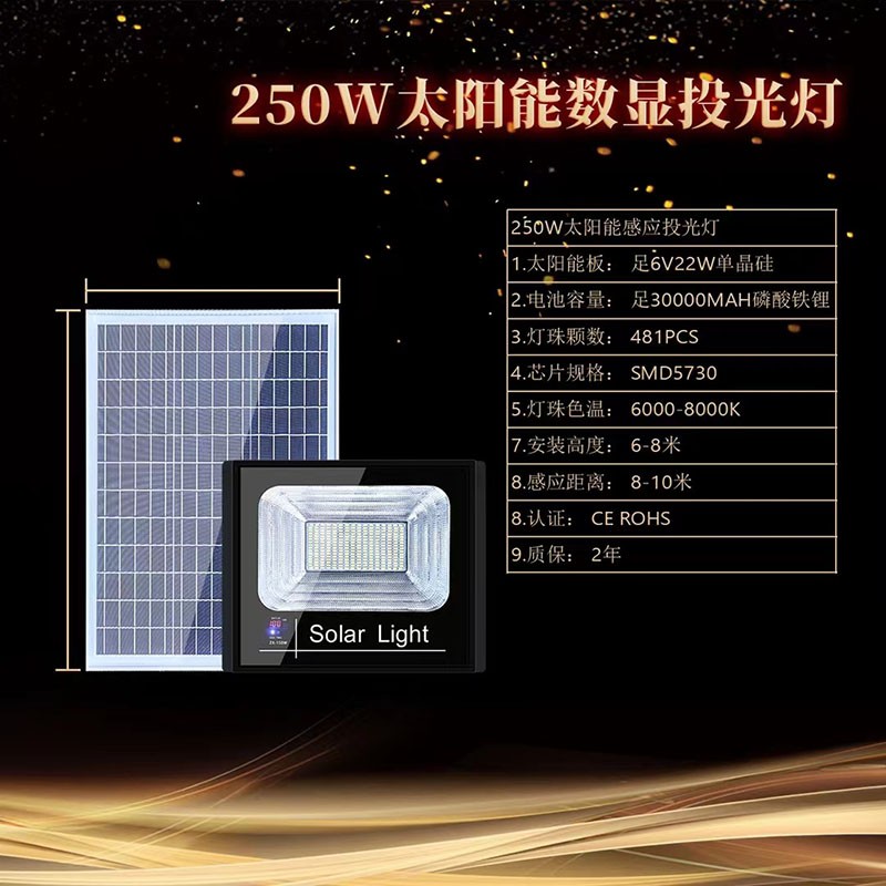 Solar street lamps, solar lamps, outdoor lighting fixtures detail image 1