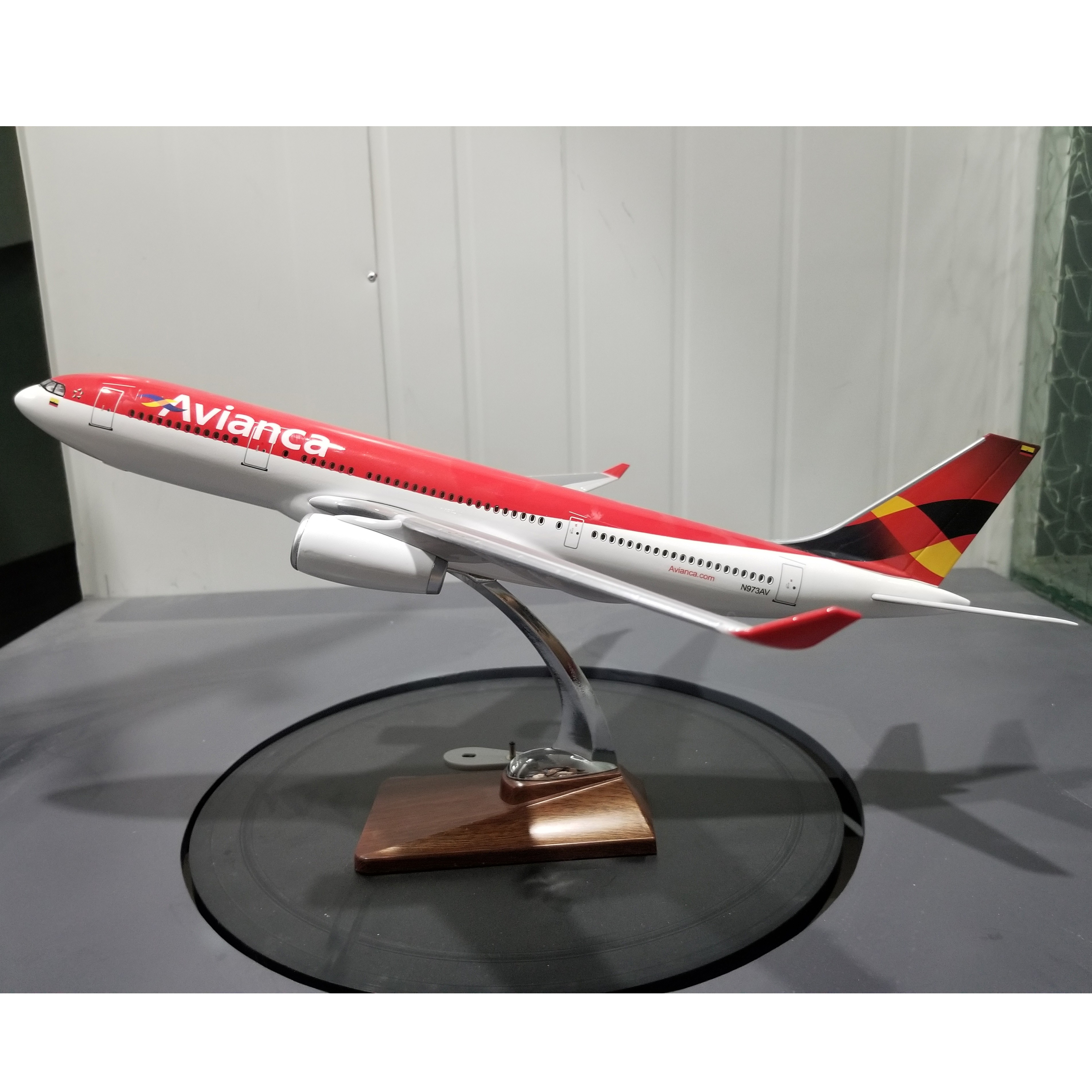飞机模型（47cm斯里兰卡航空A330飞机模型）仿真飞机模型 ABS合成工程树脂飞机模型  航空 模型 合金模型详情10