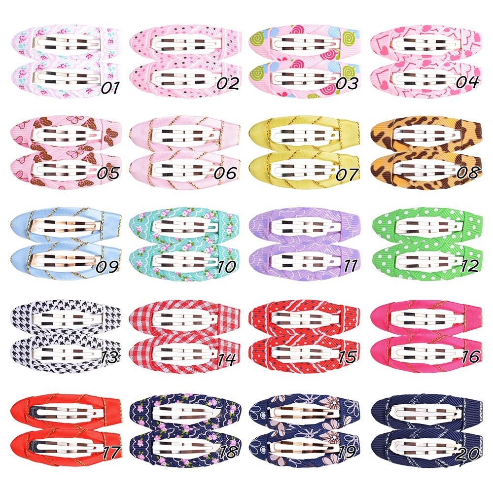 Patterned semi-wrapped leather bb clips
