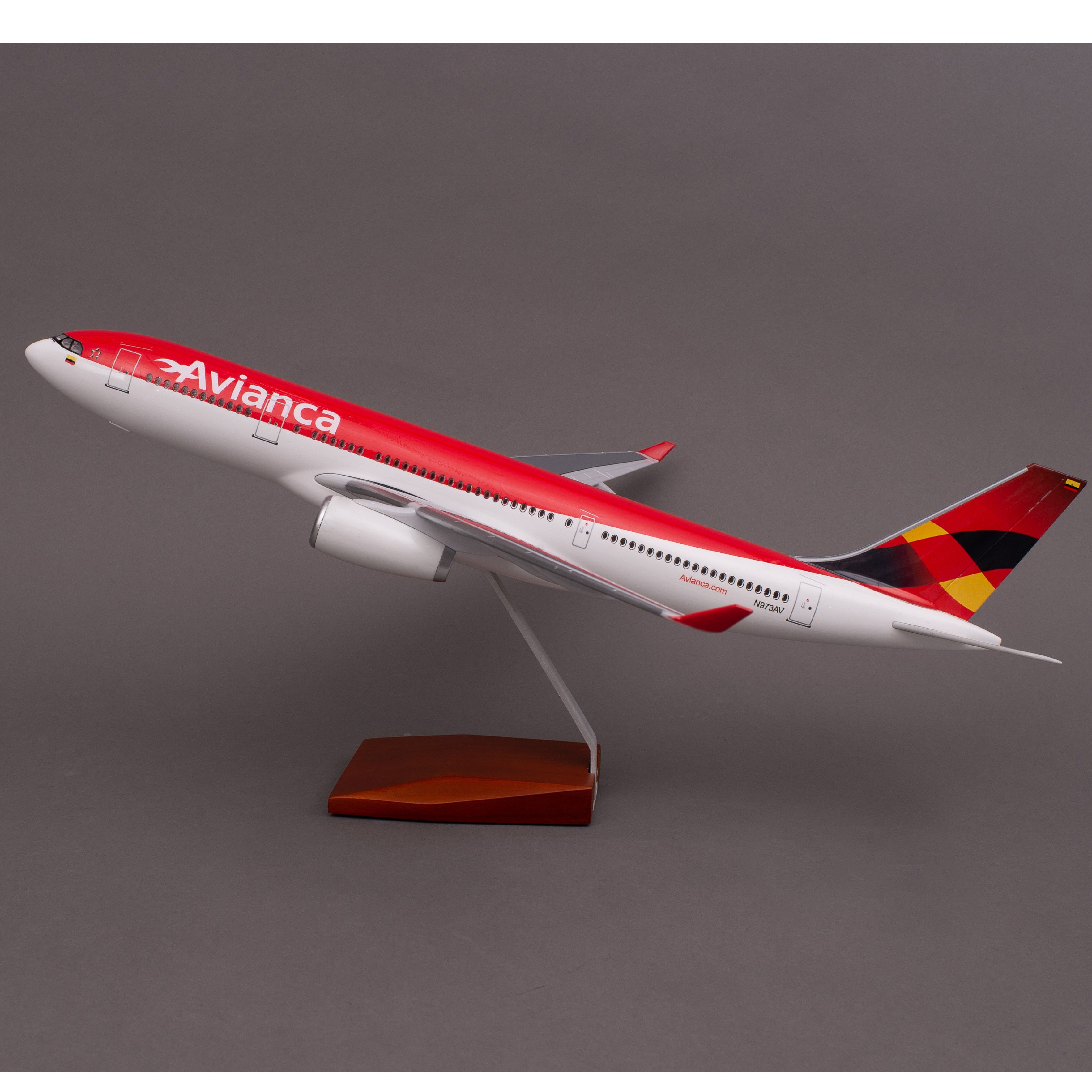 飞机模型（47cm斯里兰卡航空A330飞机模型）仿真飞机模型 ABS合成工程树脂飞机模型  航空 模型 合金模型详情12