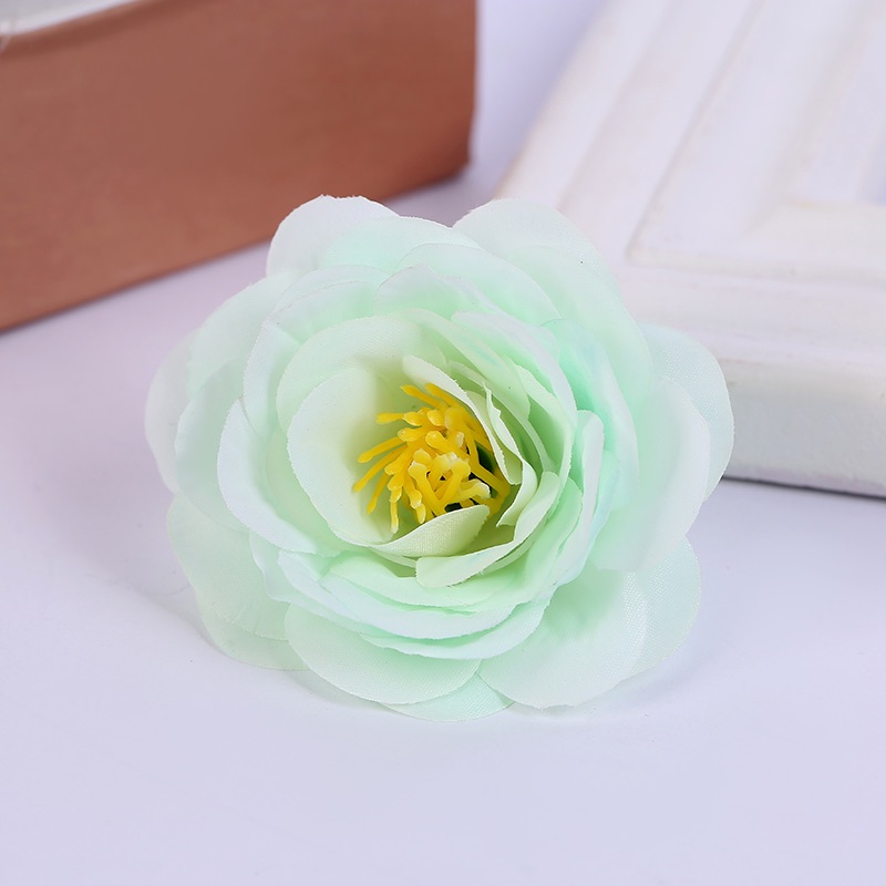 Light green peony flowers