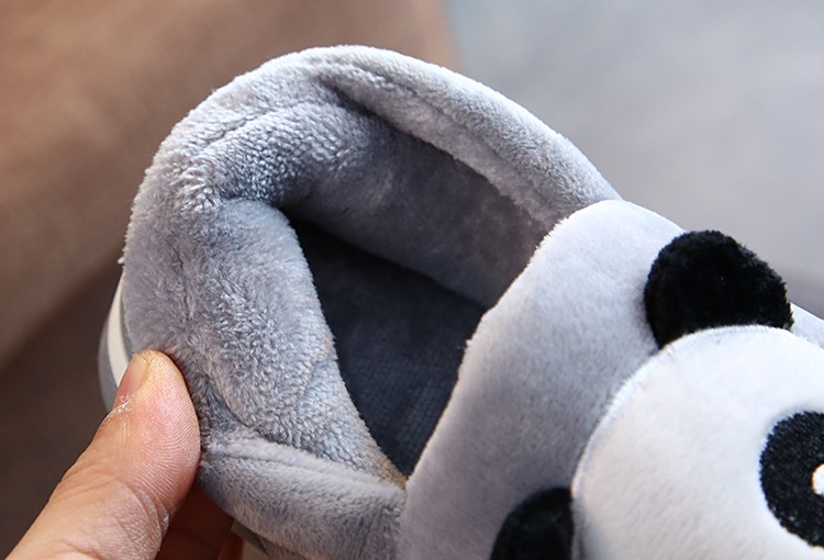 Children's Cotton Slippers Girl Cartoon Cute Autumn And Winter Fluffy Slippers Boy Non-Slip Home Indoor Family Slippers undefined
