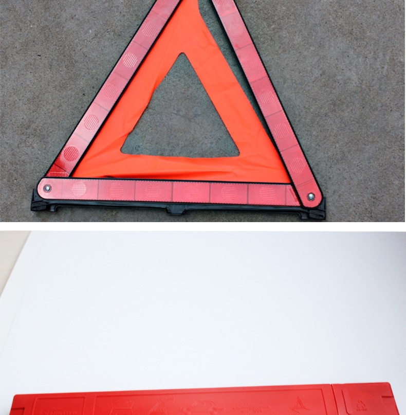 安全应急三角架警示牌盒装YK-6车用反光停车警示架三脚架可折叠详情图5