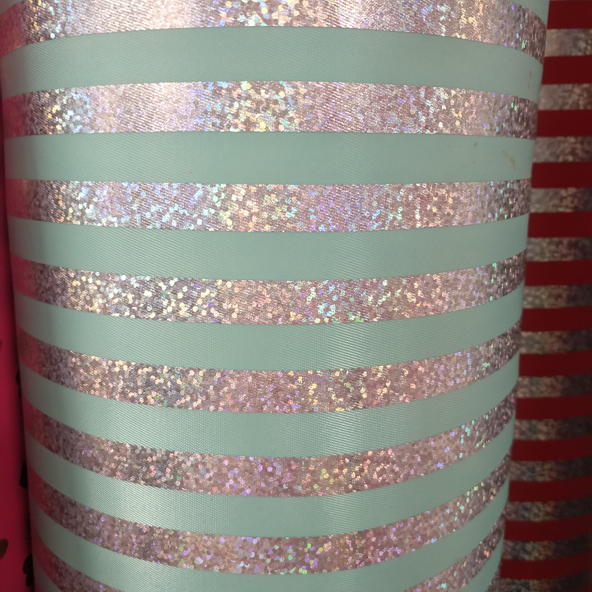 烫金条纹，湖兰，。