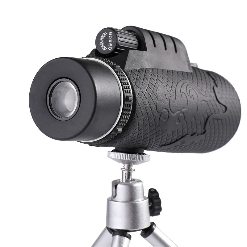 ZIYOUHU high-power monocular 60x60 high-definition green film telescope, low-light night vision with compass for outdoor use Application Scenario