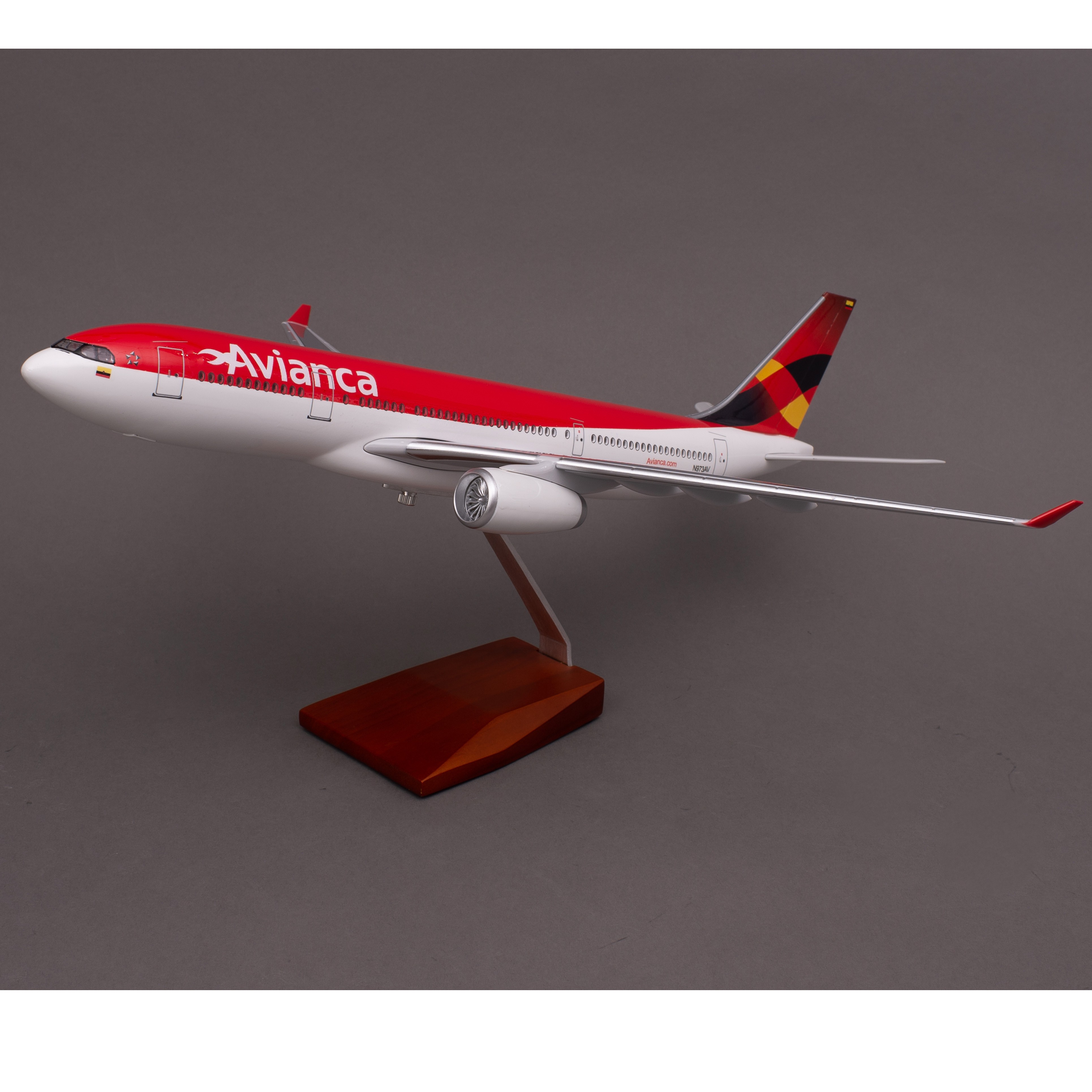 飞机模型（47cm斯里兰卡航空A330飞机模型）仿真飞机模型 ABS合成工程树脂飞机模型  航空 模型 合金模型详情8