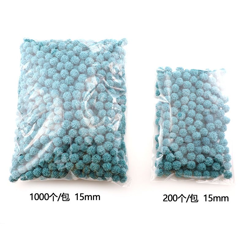 1.5cm Teddy plush ball dog fur ball clothing, scarf, earrings, accessories diy cashmere fur ball accessories Application Scenario