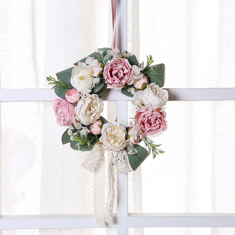 Simulated rattan wreath Model 3