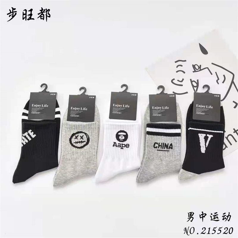 步都旺爱滴嗒凤伊美针织棉袜运动袜厂家直销爆款热卖款072224