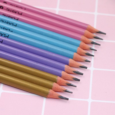 Factory direct sales and wholesale of 12-piece packs of student pens, black writing pens, fluorescent hb pencils, and custom logos are supported detail image 2