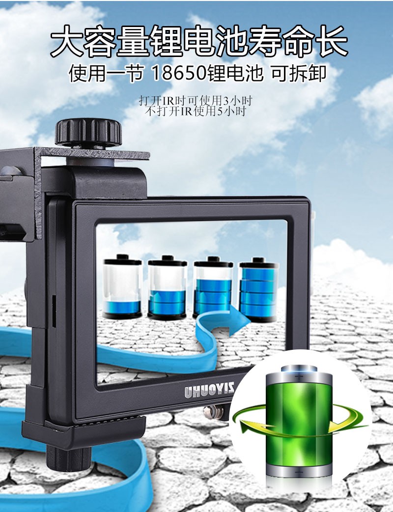 ZIYOUHU大屏数码夜视仪TM-005高清大屏激光红外套瞄夜视仪可DIY detail image 6