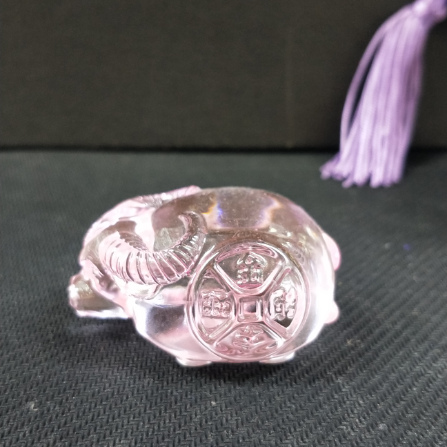 Crystal-shaped cow