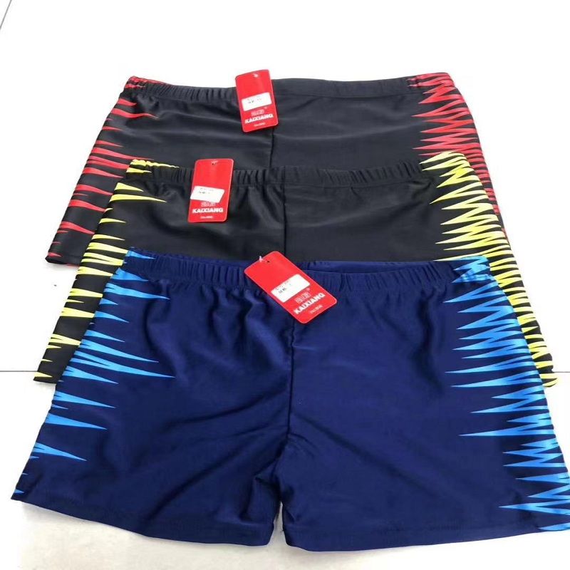 B Men's Swimming Trunks Quick Dry Loose Men's Plus Size Beach Resort Flat Corner Hot Spring Swimming Trunks Set Men's Anti-Embarrassment Shorts 28