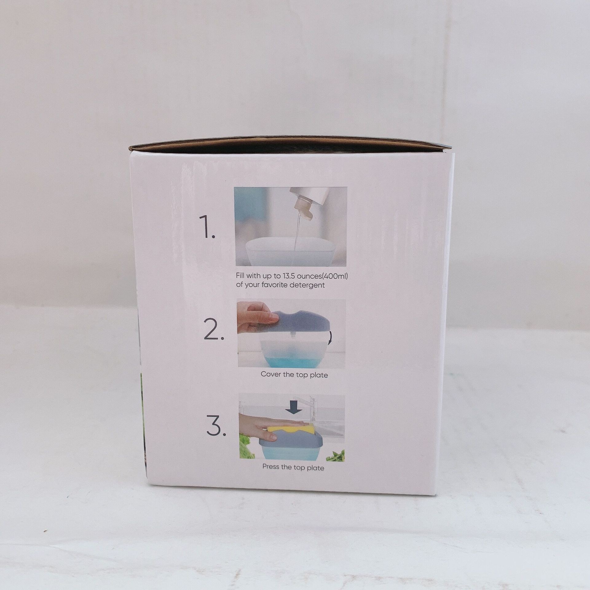 厨房清洁刷自动加液器按压式自动出液盒百洁布洗碗刷皂液盒详情图11