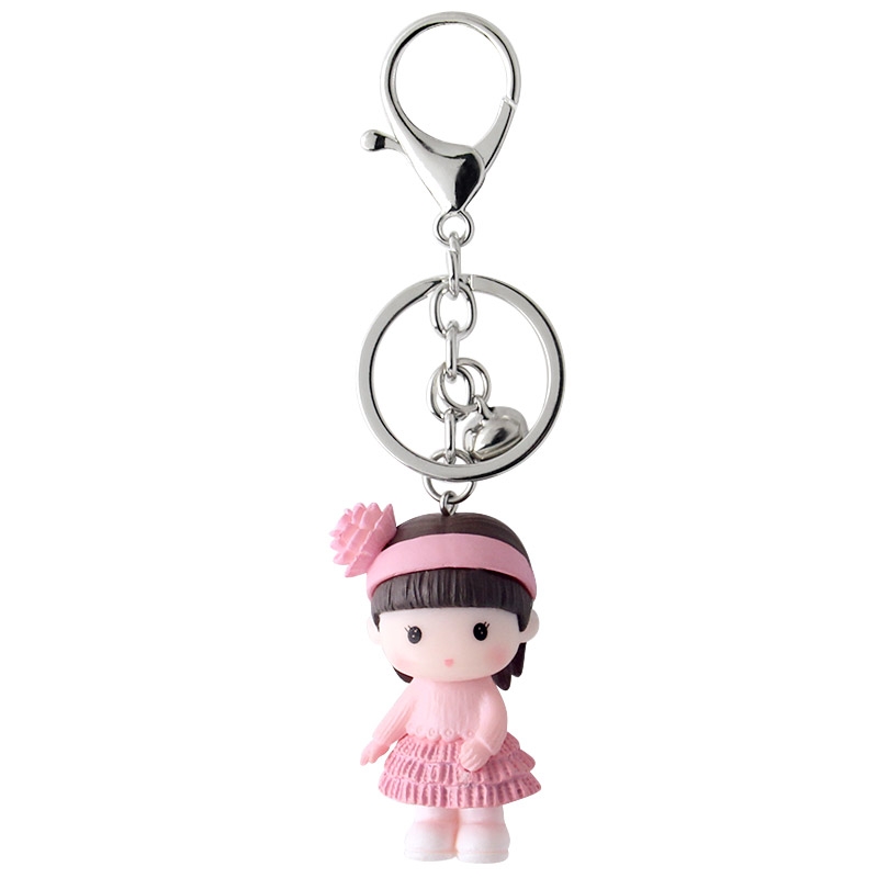 Little girl keychain a series of mixed styles