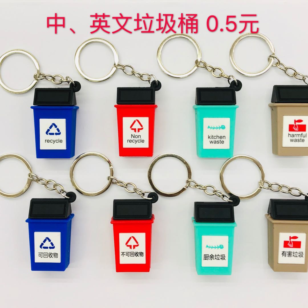 中英文浪圾桶