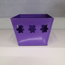 四方镂空铁皮桶紫