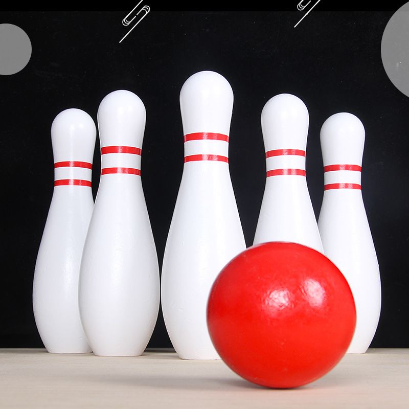 Manufacturers wholesale parent-child interactive bowling game exercise baby sports talent wooden bowling toys